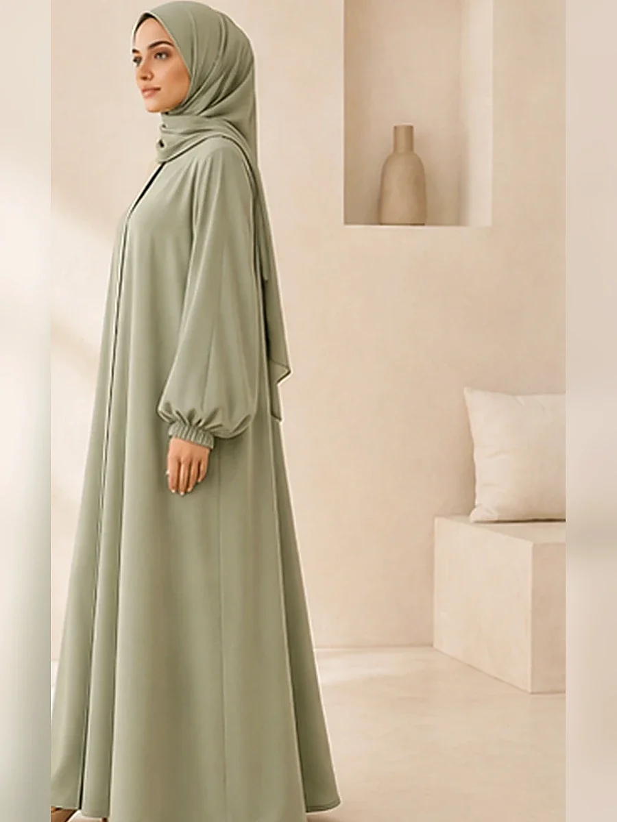 A-Line Jazz Abaya – Pistazie