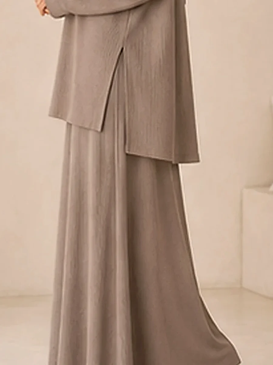 Adora Ribbed Set – Mink – Materialdetail | ZAVRYNE