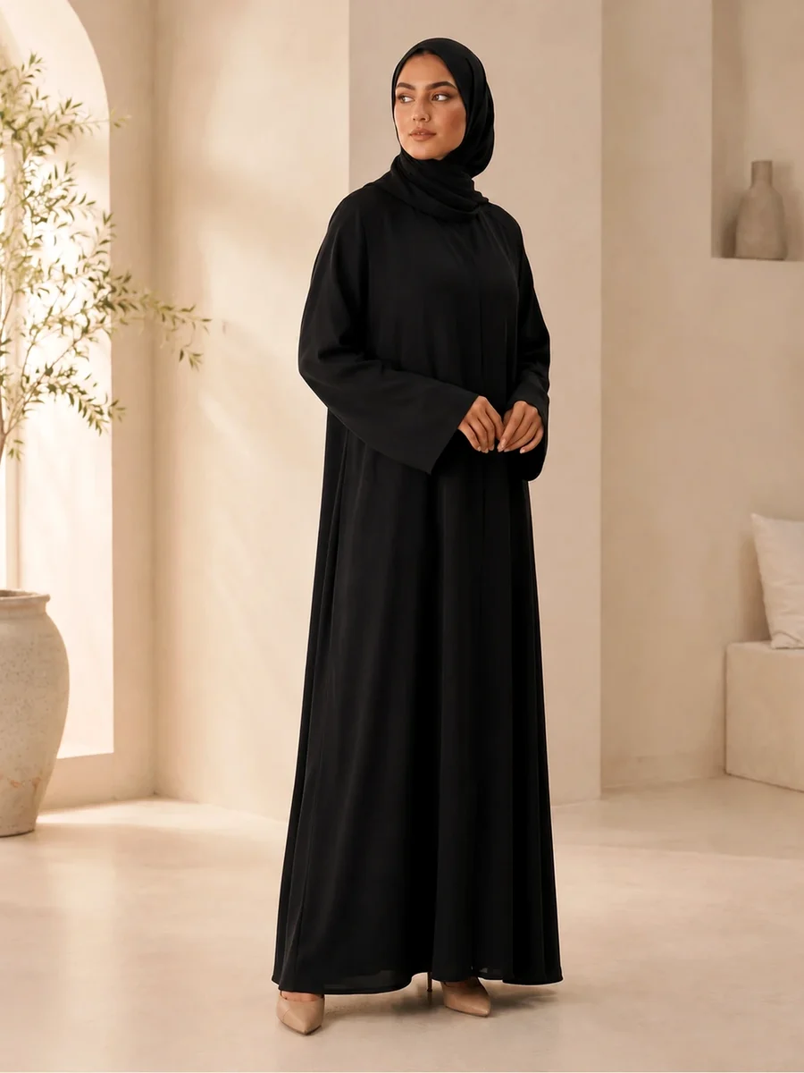 Basic Abaya Sima – Schwarz