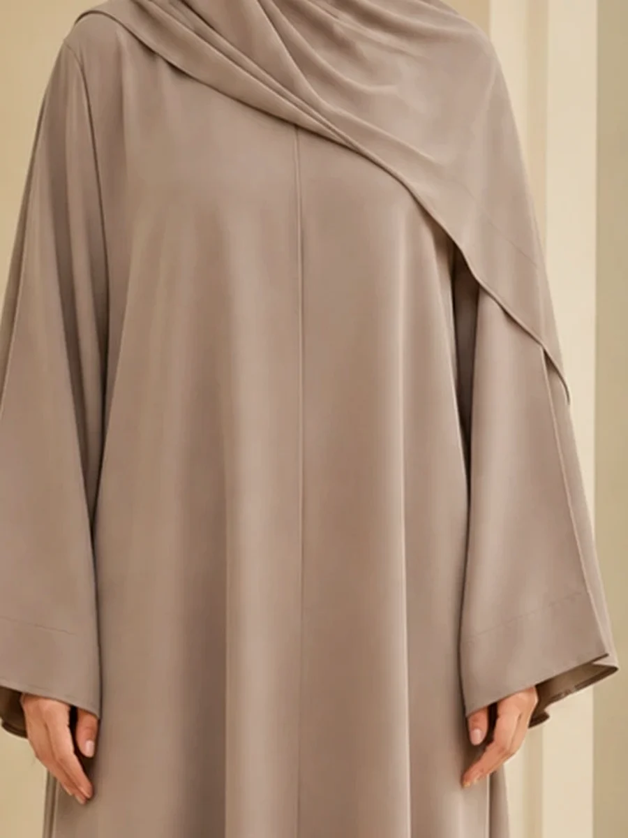 Farah Khimar Set – Greige – Materialdetail | ZAVRYNE