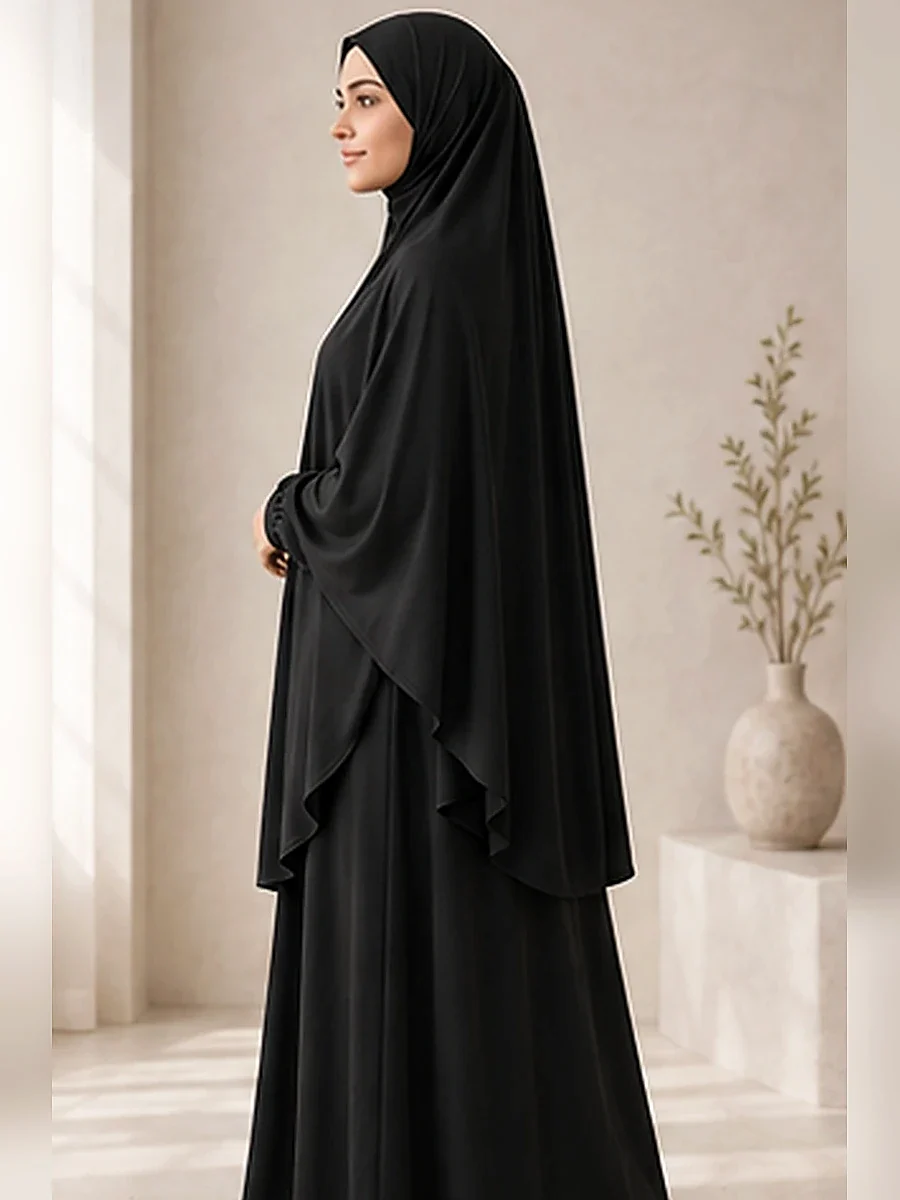 Jersey Khimar – Schwarz