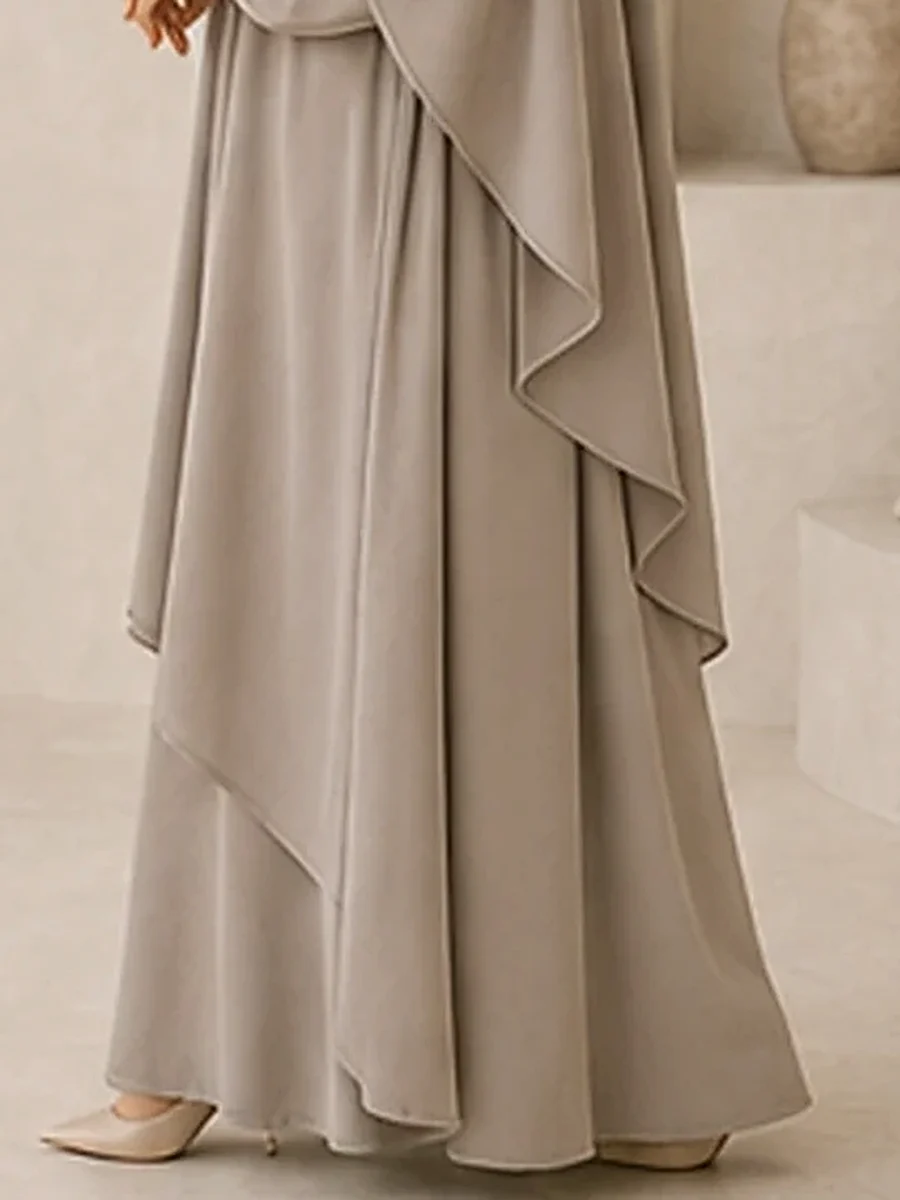 Khimarset Lamya – Greige – Fabric | ZAVRYNE