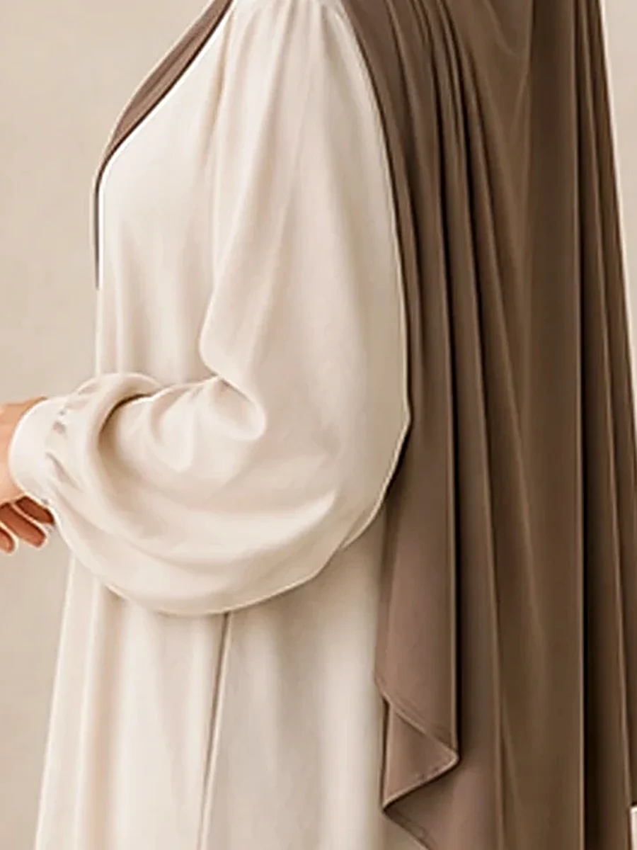 Liquid Jersey Hijab – Mokka – Materialdetail | ZAVRYNE