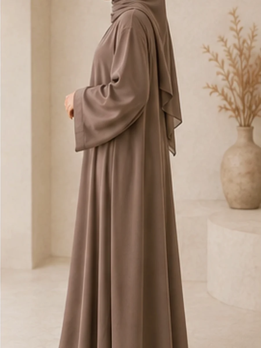 Lyocell Abaya Aurora – Mocca