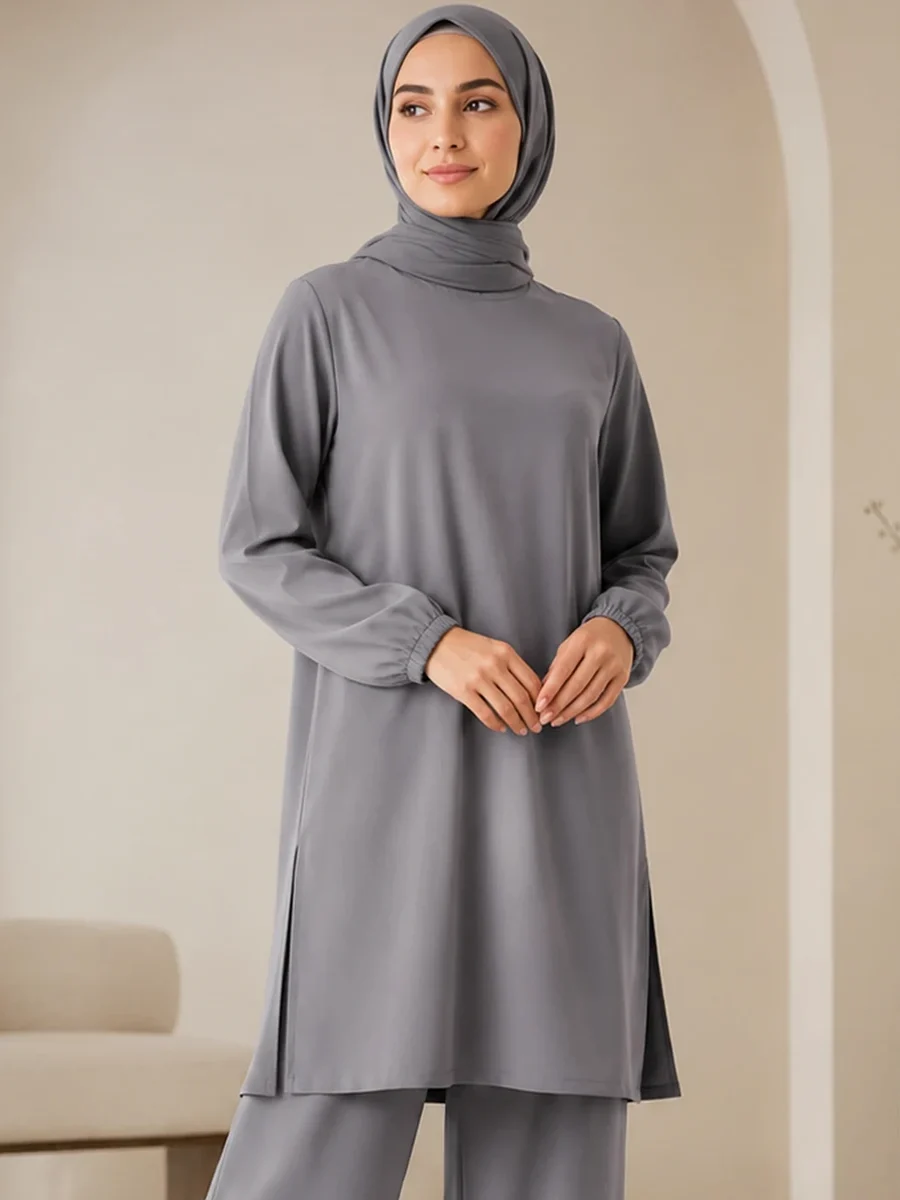 Noor Zweiteiler – Grau