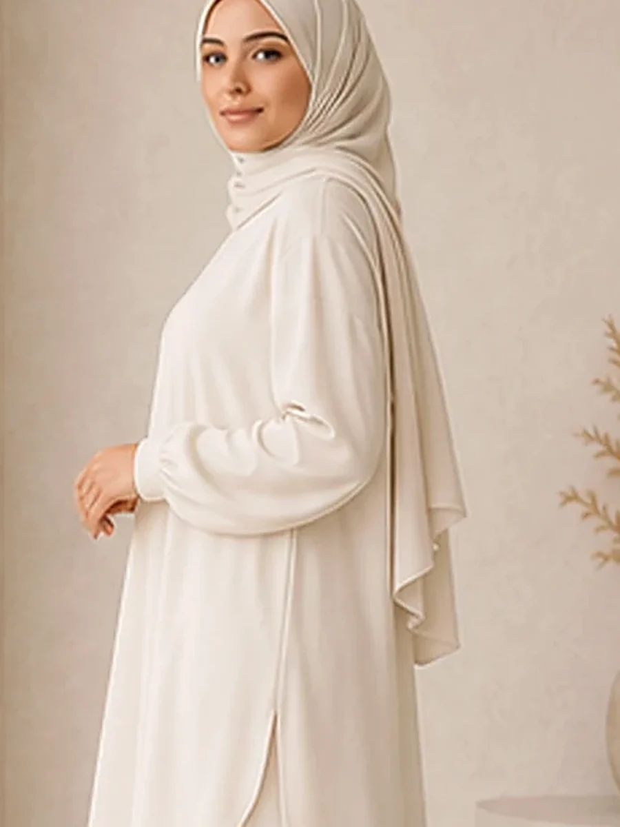 Two-Piece Liya – Creme – Detailansicht | ZAVRYNE