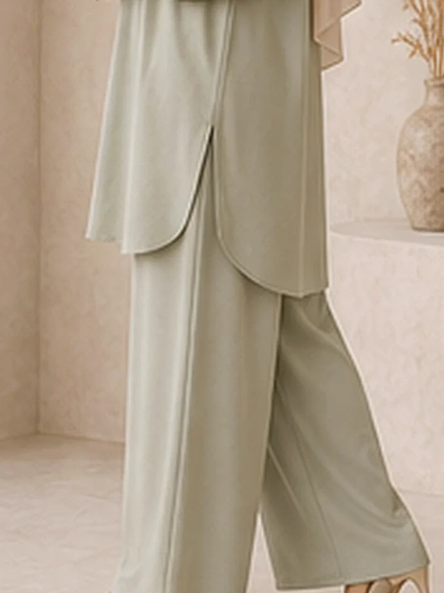 Vella Set – Light Sage – Materialdetail | ZAVRYNE
