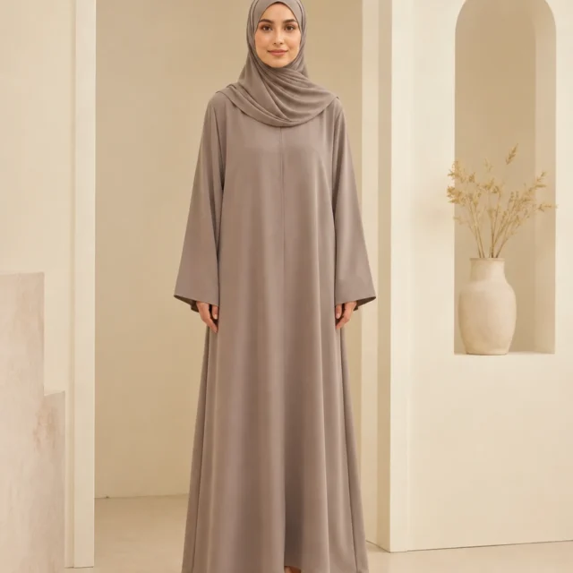 4-Season Abaya Liora – Taupe