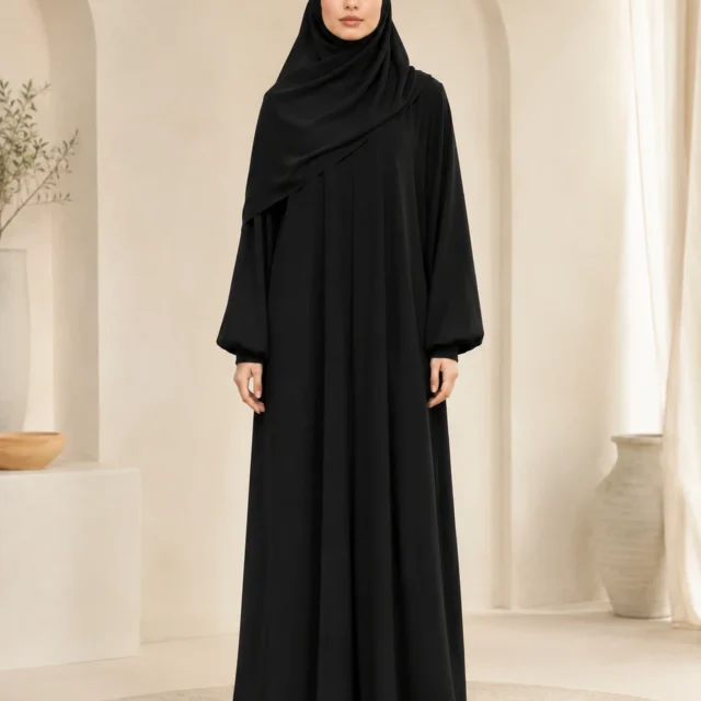 Basic Abaya Sima – Schwarz