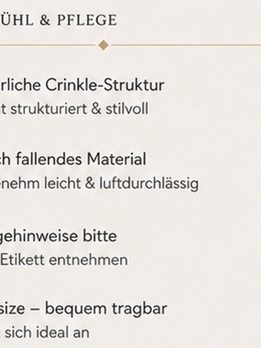 Crinkle Maxi Skirt – Beige – Materialgefühl und Pflege | ZAVRYNE Deutschland