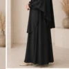 Jazz Khimar Set Marwa – Schwarz – zweite Ansicht | ZAVRYNE Deutschland
