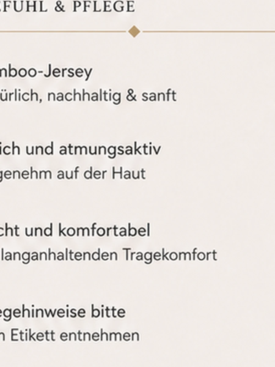 Jersey Bamboo Khimar Medium – Stone – Materialgefühl und Pflege | ZAVRYNE Deutschland