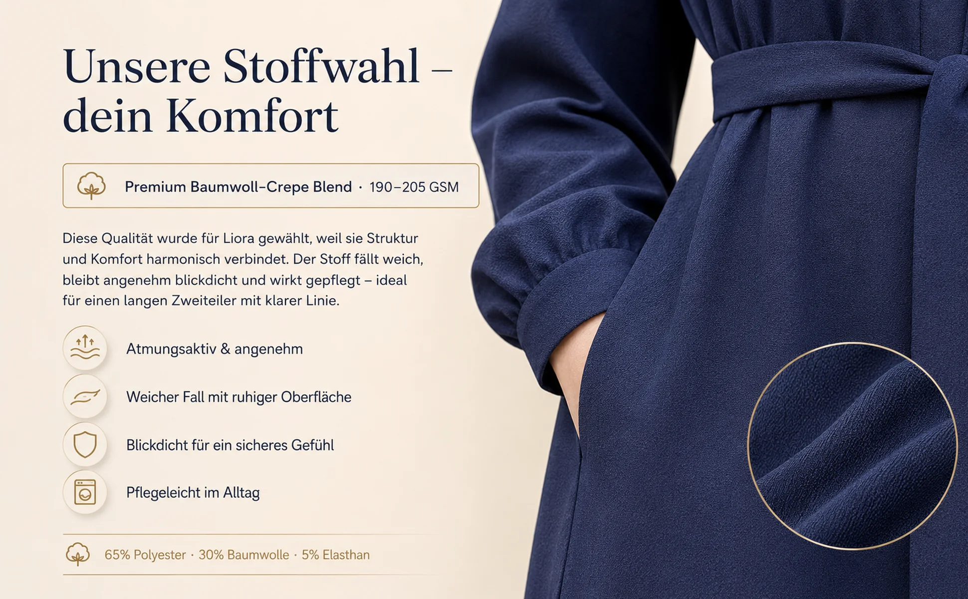 ZAVRYNE Liora – Premium Longline-Hemd-Zweiteiler mit Bindegürtel & Palazzo-Hose