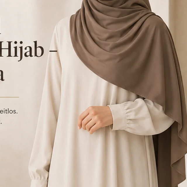 Liquid Jersey Hijab – Mokka
