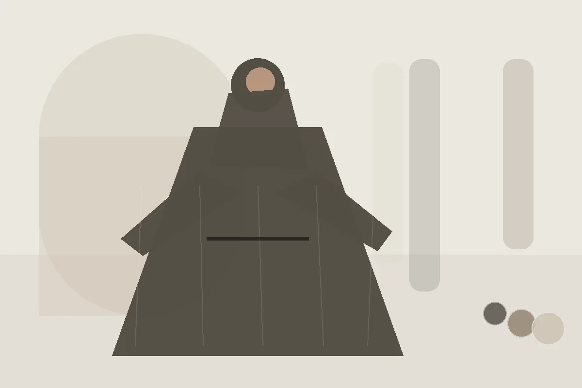 Blickdichte bei Abayas prüfen: Darauf kommt es wirklich an – redaktionelle Illustration zu blickdichte Abaya