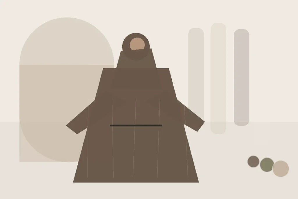 Kapselgarderobe für Herbst und Winter: Schichtenstil planen – redaktionelle Illustration zu Kapselgarderobe für bedeckende Mode Winter