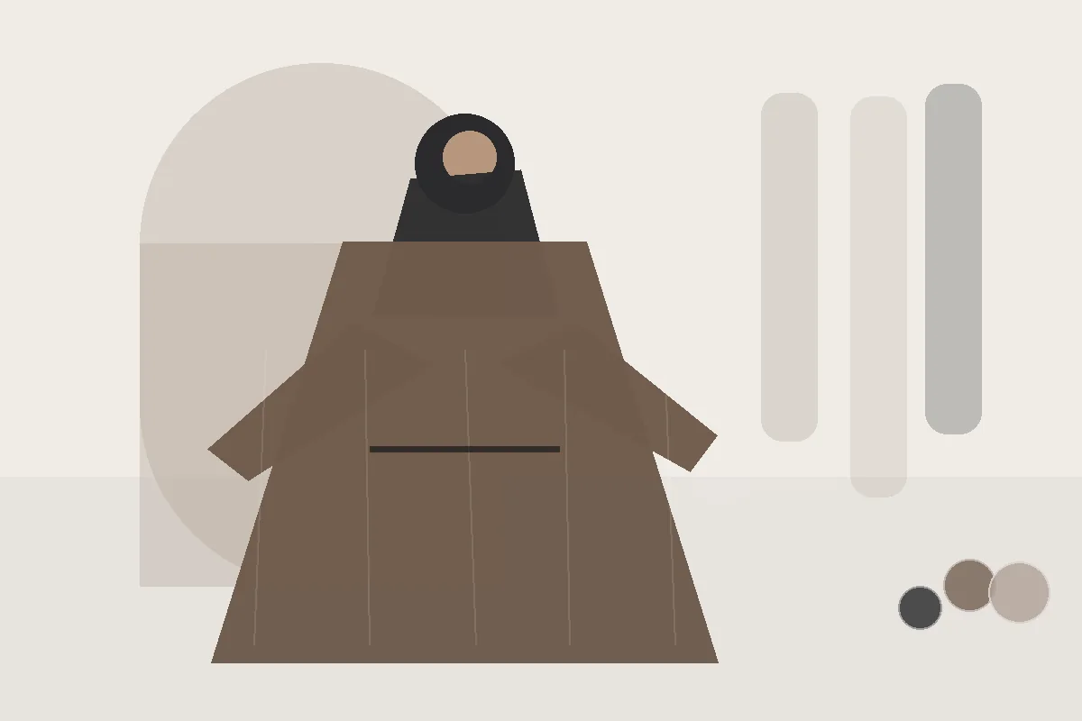 Bedeckende Kombination für ein Abendessen: Elegant ohne zu viel Aufwand – redaktionelle Illustration zu bedeckende Kombination Abendessen