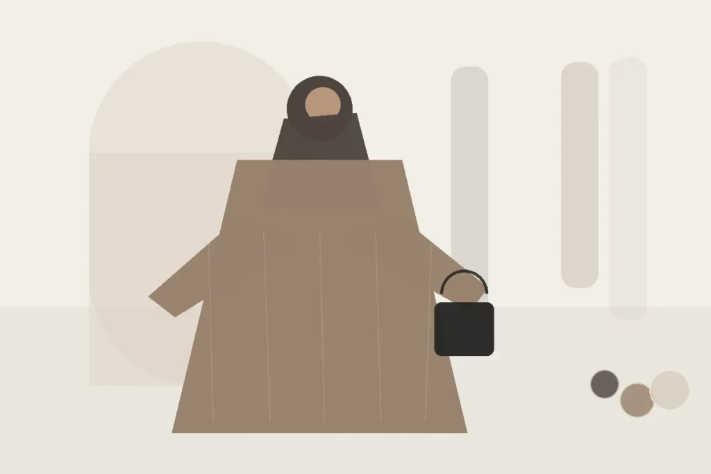Kleid mit Turnschuhen: Bequeme bedeckende Kombination ohne Stilbruch – redaktionelle Illustration zu Maxikleid Turnschuhe