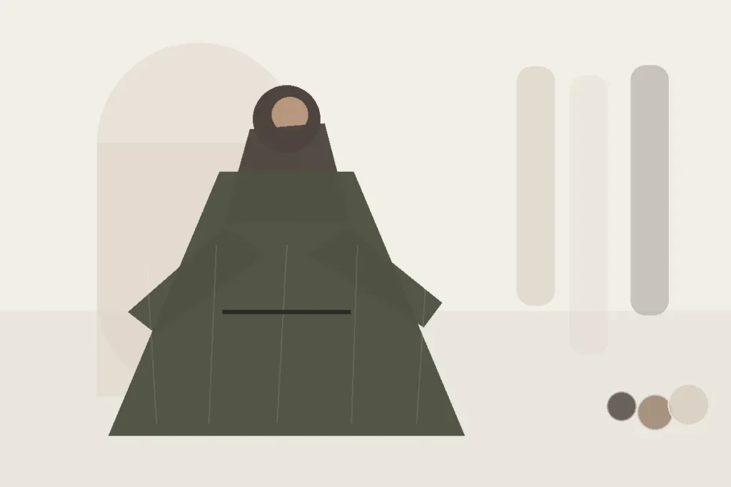 Zweiteiler für Reisen: Warum zwei kombinierbare Teile praktisch sind – redaktionelle Illustration zu bedeckende Reise Zweiteiler