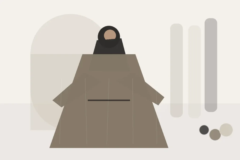 Gute Abaya im Internet erkennen: Die 12 wichtigsten Produktdetails – redaktionelle Illustration zu gute Abaya im Internet erkennen
