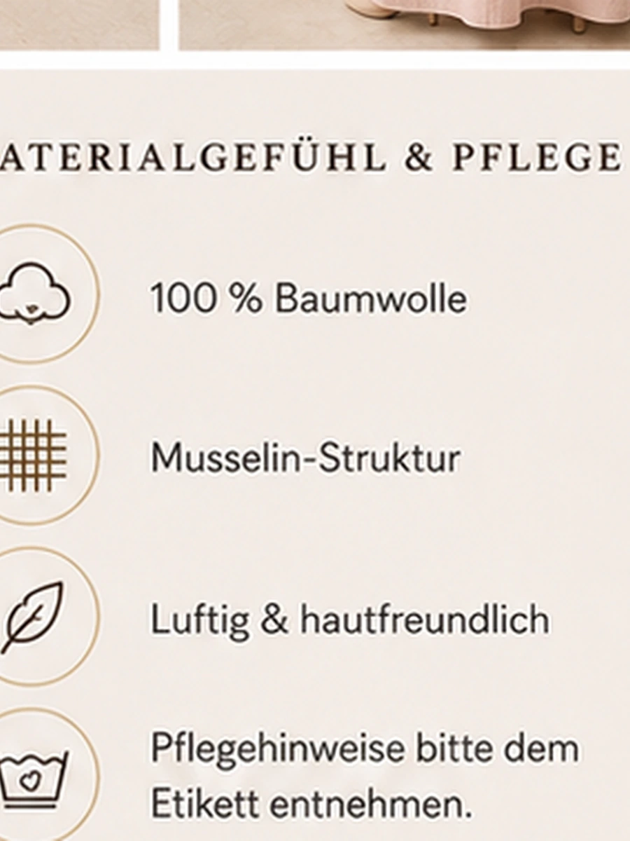 Muslin Abaya Manal – Puderrosa – Materialgefühl und Pflege | ZAVRYNE Deutschland