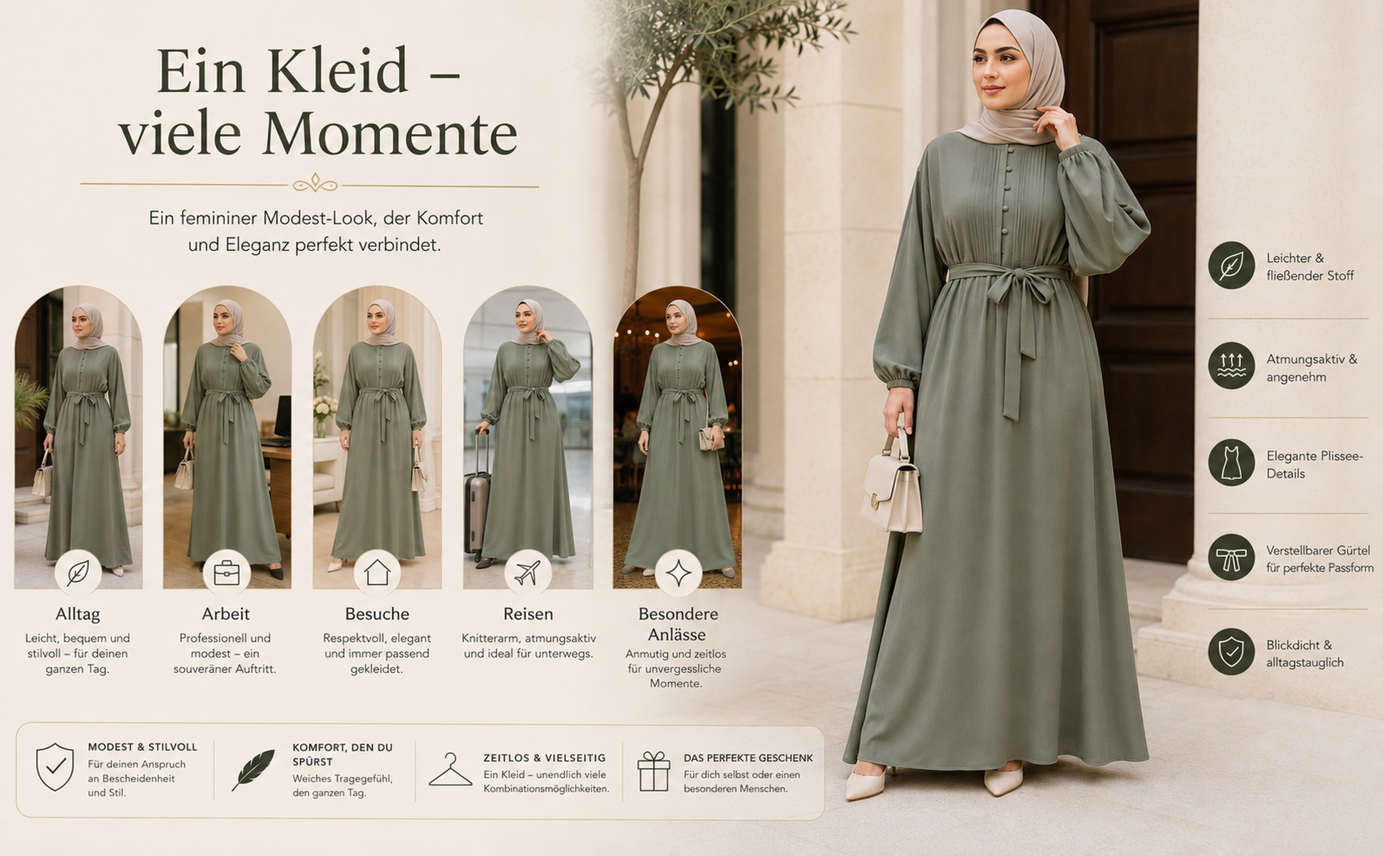 Ein Kleid – viele Momente
