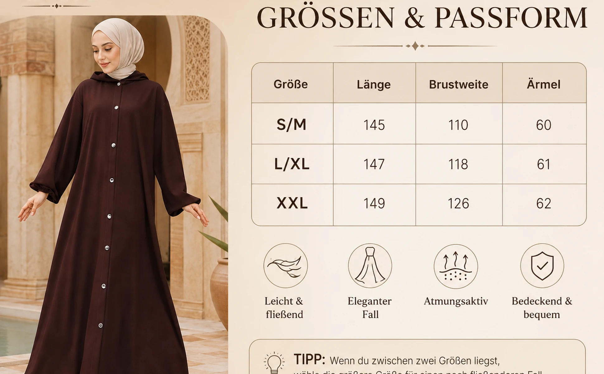 Größen & Passform