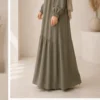 Nergiz Dress – Khaki – zweite Ansicht | ZAVRYNE Deutschland