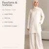 Noor Zweiteiler – Creme – Passform und Vorteile | ZAVRYNE Deutschland