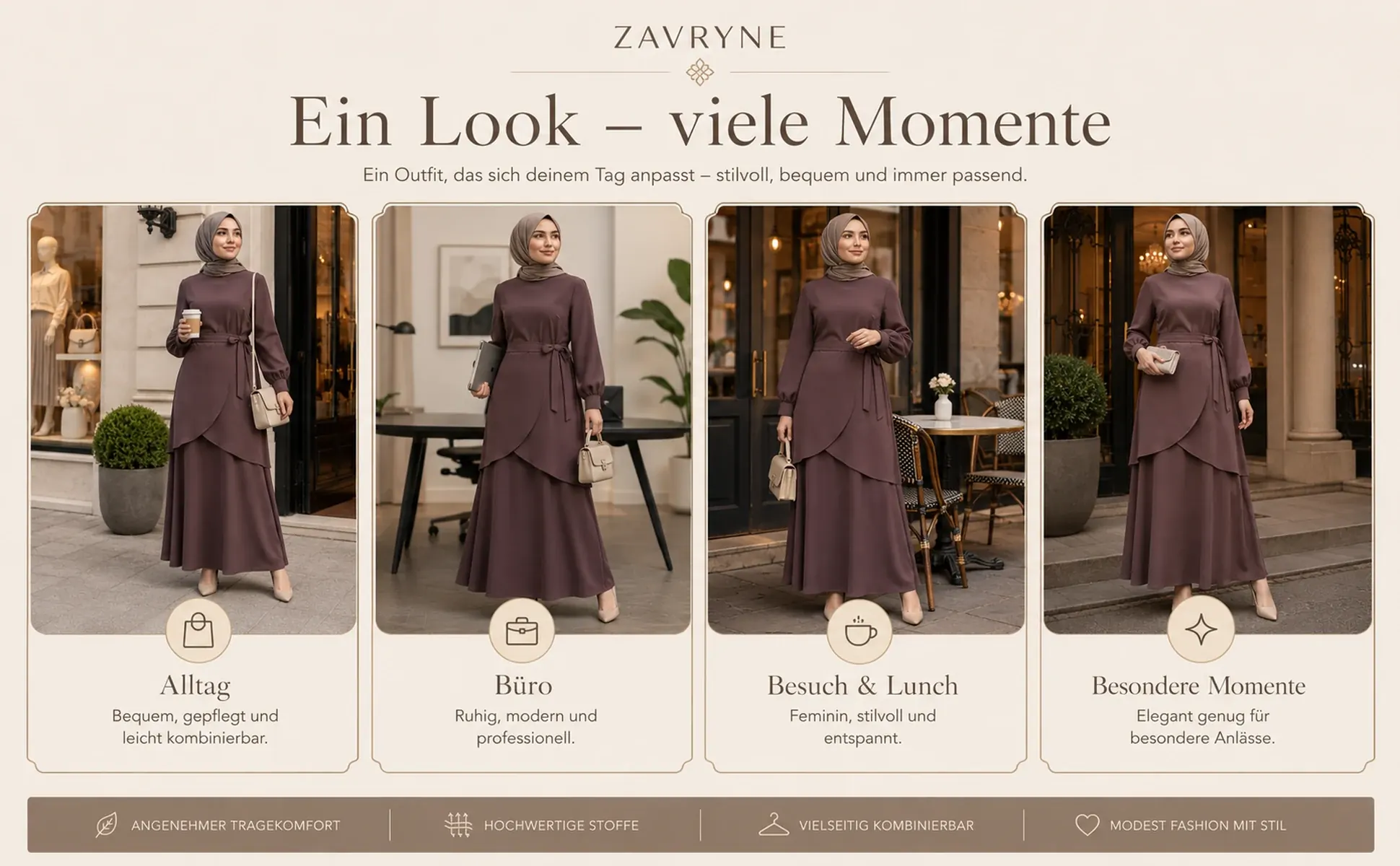 Ein Look – viele Momente