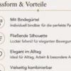 Openabaya mit Bindegürtel – Taupe – Passform und Vorteile | ZAVRYNE Deutschland