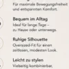 Oversized Cotton Set – Sand – Passform und Vorteile | ZAVRYNE Deutschland