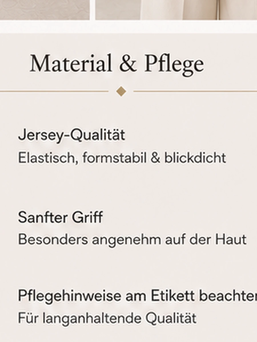 Premium Jersey Hijab – Taupe – Material und Pflege | ZAVRYNE Deutschland