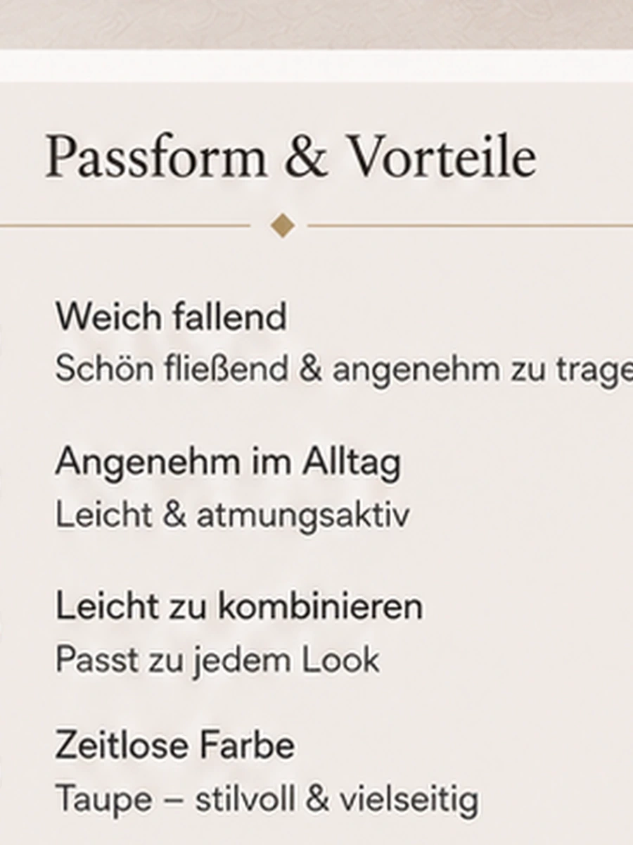 Premium Jersey Hijab – Taupe – Passform und Vorteile | ZAVRYNE Deutschland