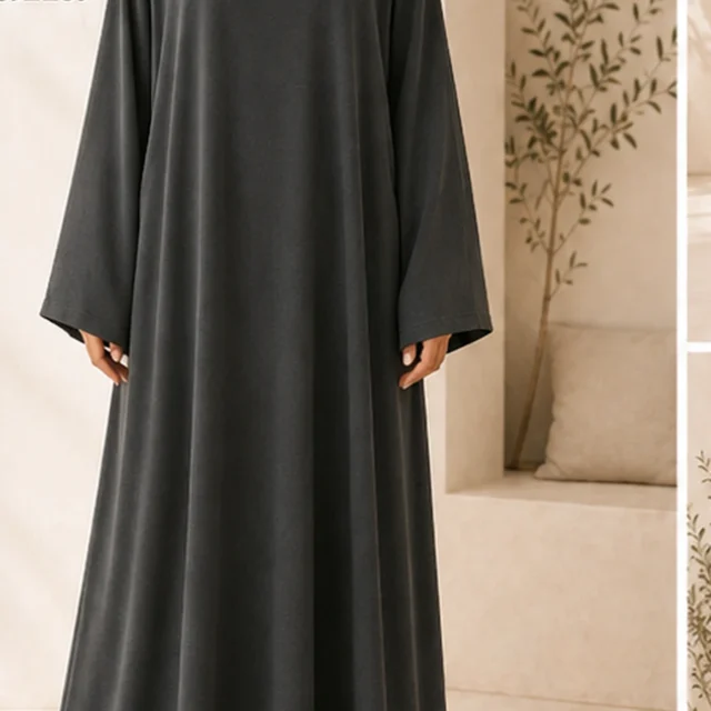 Rollkragen Abaya Luna – Anthrazit