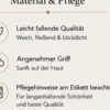 Rüschen Still-Abaya – Sage – Material und Pflege | ZAVRYNE Deutschland