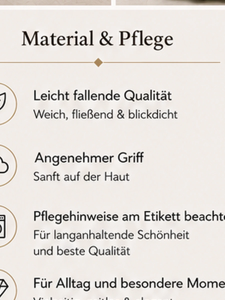 Rüschen Still-Abaya – Sage – Material und Pflege | ZAVRYNE Deutschland