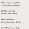 Safa Linen Kimono – Taupe – Passform und Vorteile | ZAVRYNE Deutschland