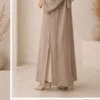 Safa Linen Kimono – Taupe – zweite Ansicht | ZAVRYNE Deutschland