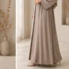 Tie Set mit Slip Dress – Greige – zweite Ansicht | ZAVRYNE Deutschland