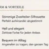 Two-Piece Liya – Creme – Passform und Vorteile | ZAVRYNE Deutschland