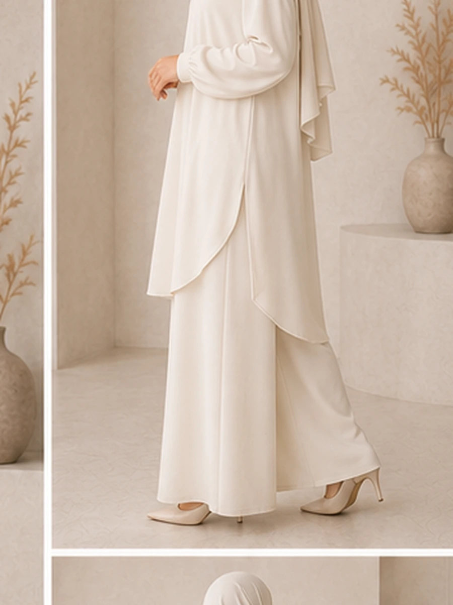 Two-Piece Liya – Creme – zweite Ansicht | ZAVRYNE Deutschland