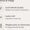Wrap Abaya mit Ballonärmeln – Mocca – Material und Pflege | ZAVRYNE Deutschland