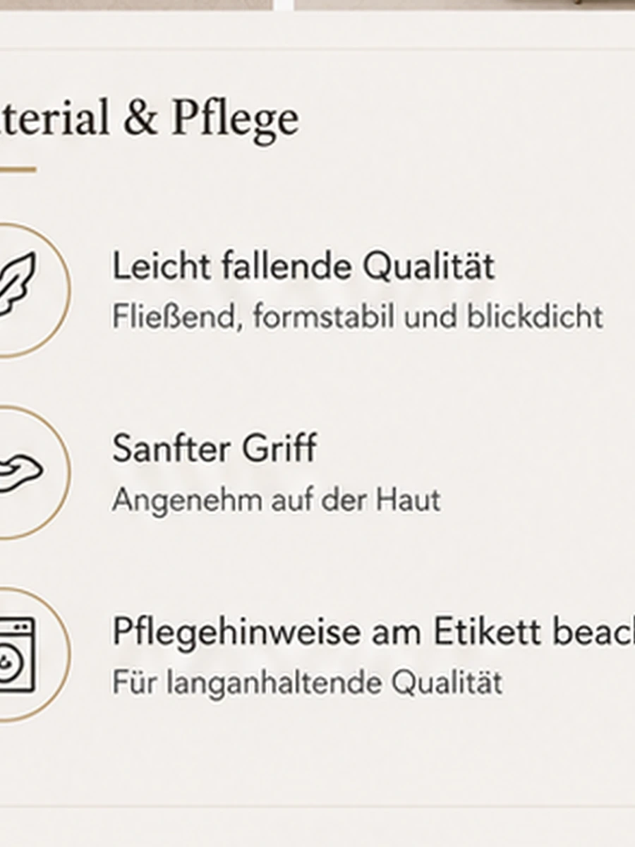 Wrap Abaya mit Ballonärmeln – Mocca – Material und Pflege | ZAVRYNE Deutschland