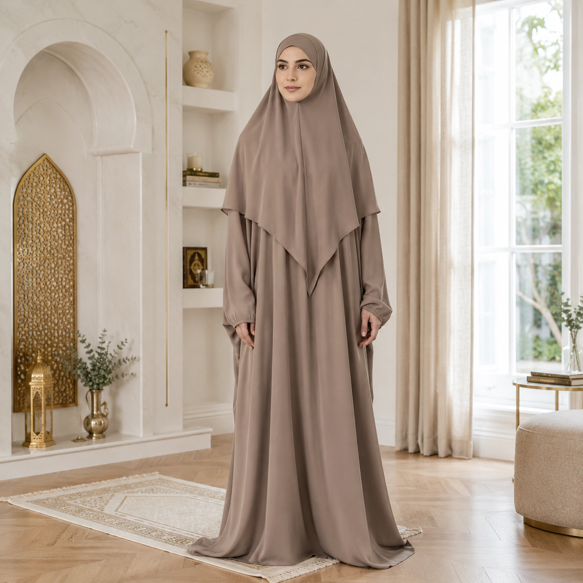 ZAVRYNE Yusra – Zweiteiliges Khimar-Gebetsset